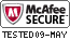Secure tested 26-May